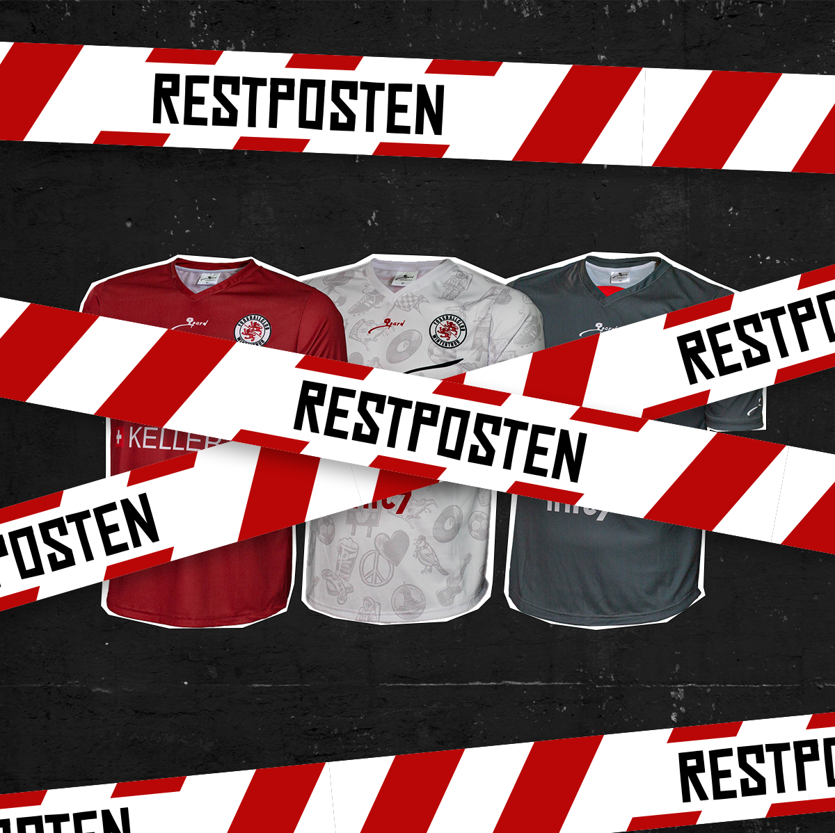 Maillot FC Winterthur Homme Rouge Col V Taille M - Vintage Sport Outdoor