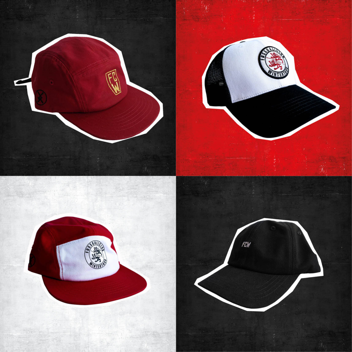 Sommer. Sonne. Neue Dächlikappen. FC Winterthur