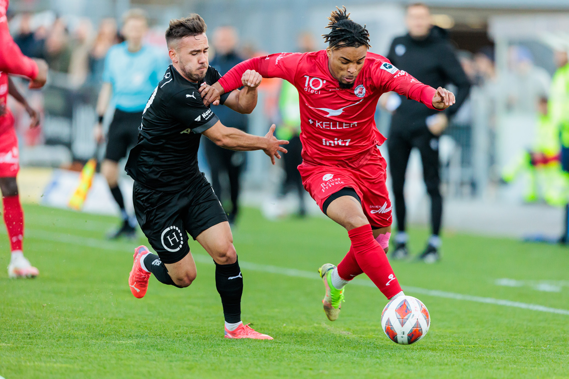 FC Winterthur FC Vaduz 16 04 2022 4 2 Olaf Brachem 113 Ballet