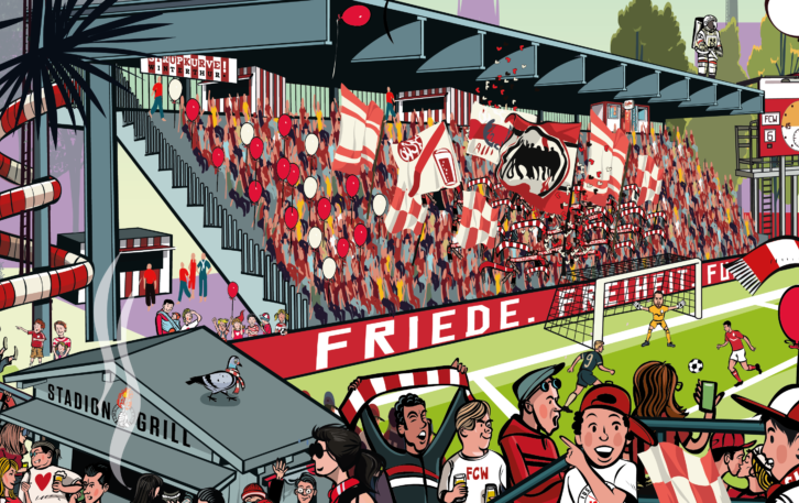 Ohne fcw stadionkampagne sujet m Schrift