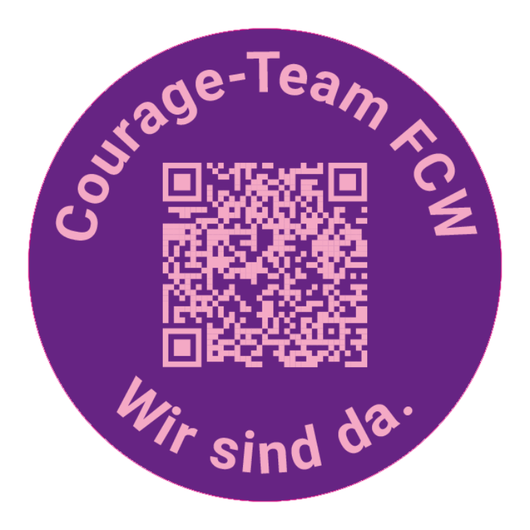 Fcw sticker 50x50 rund Fcw sticker 50x50 rund